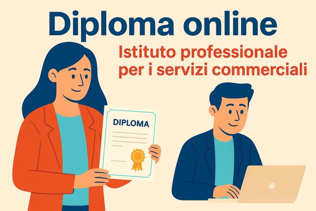 Diploma online per i servizi commerciali
